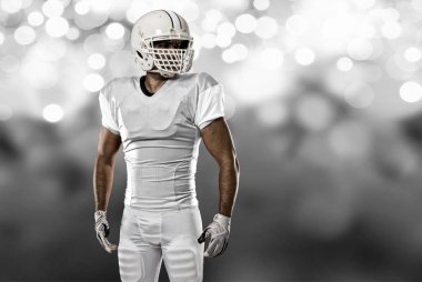 Beyaz üniforma futbolcu