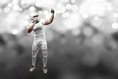 Beyaz üniforma futbolcu