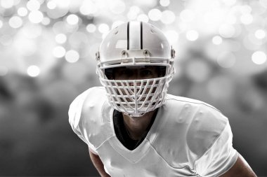 Beyaz üniforma futbolcu