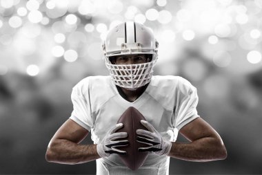 Beyaz üniforma futbolcu