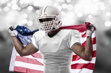 Beyaz üniforma futbolcu