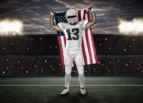 Beyaz üniforma futbolcu