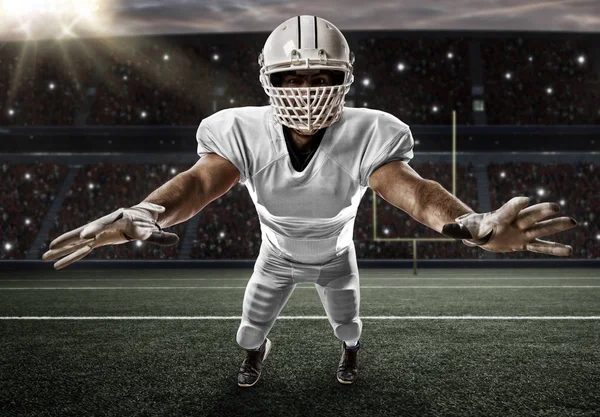 Beyaz üniforma futbolcu