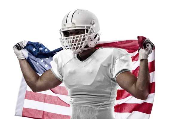 Beyaz üniforma futbolcu