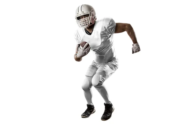 Football Player with a white uniform — Stock Photo, Image