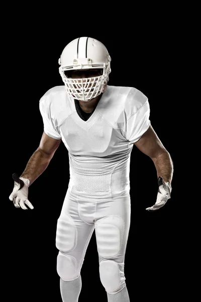 Fußballspieler mit weißer Uniform — Stockfoto
