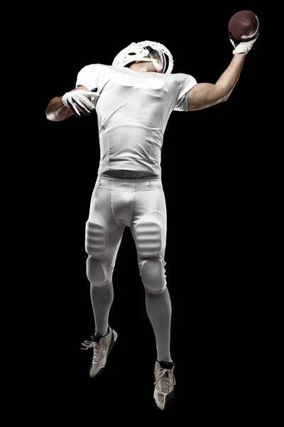 Fußballspieler mit weißer Uniform — Stockfoto