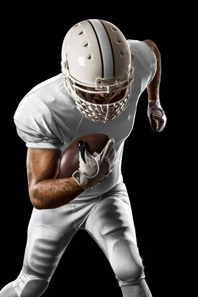 Giocatore di calcio con uniforme bianca — Foto Stock