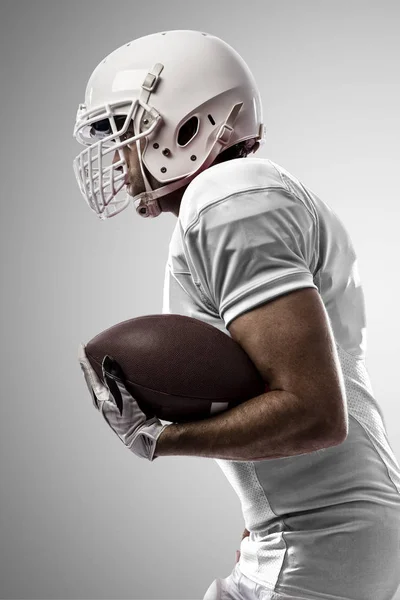 Voetballer met een witte uniform — Stockfoto