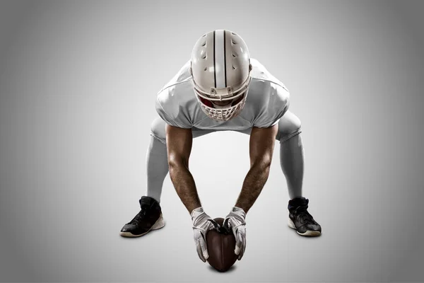 Fußballspieler mit weißer Uniform — Stockfoto