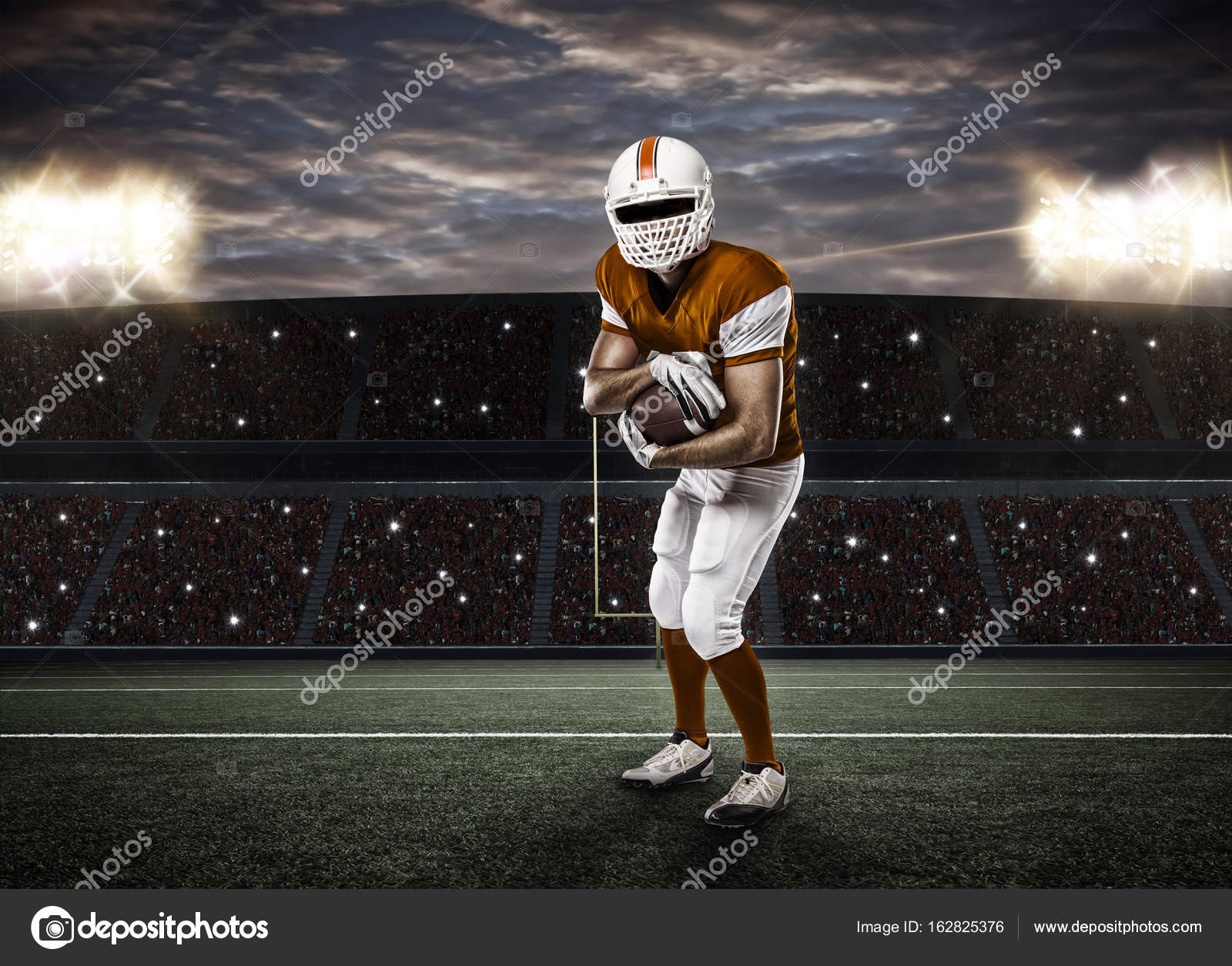 orange football trainers