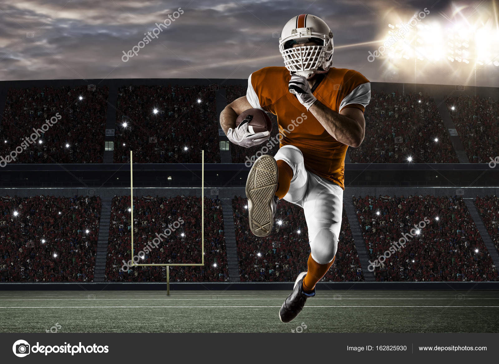 orange football trainers