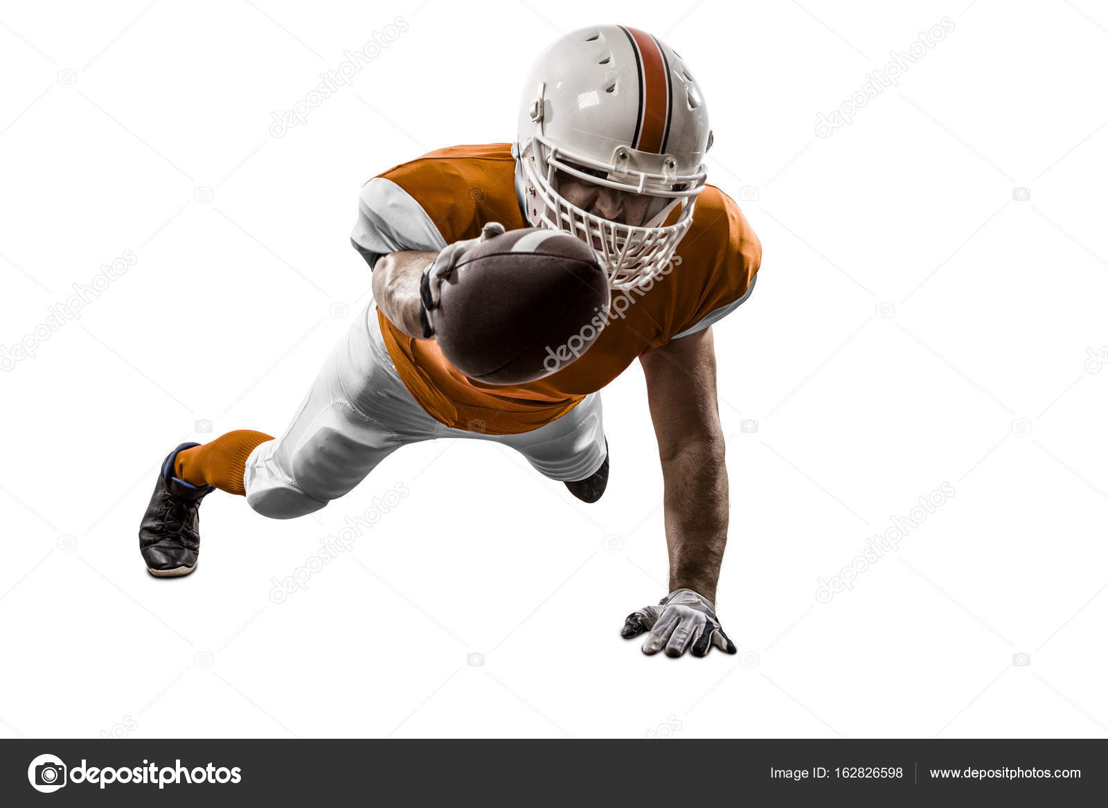 orange football trainers