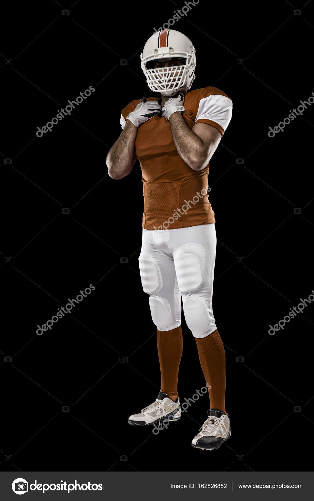 orange football trainers