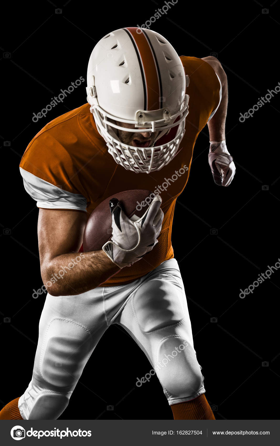 orange football trainers