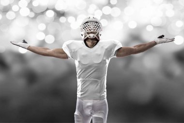 Beyaz üniforma futbolcu