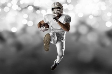 Beyaz üniforma futbolcu