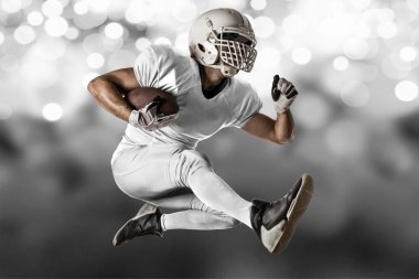 Beyaz üniforma futbolcu