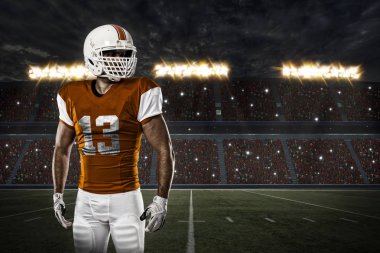 Futbolcu turuncu üniforması