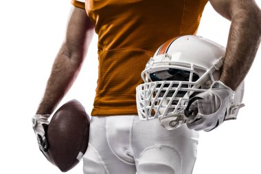 Futbolcu turuncu üniforması