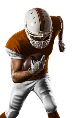 Futbolcu turuncu üniforması