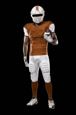 Futbolcu turuncu üniforması