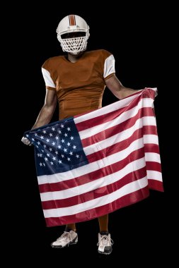 Futbolcu turuncu üniforması