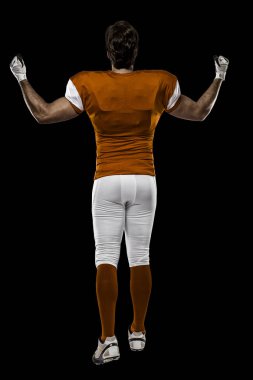 Futbolcu turuncu üniforması