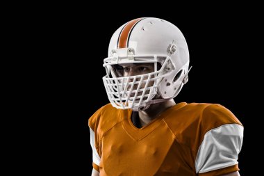 Futbolcu turuncu üniforması