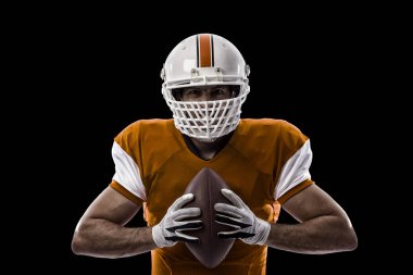 Futbolcu turuncu üniforması