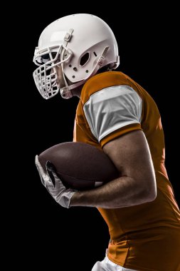 Futbolcu turuncu üniforması