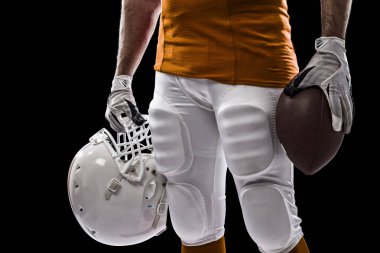 Futbolcu turuncu üniforması