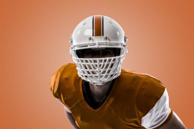 Futbolcu turuncu üniforması