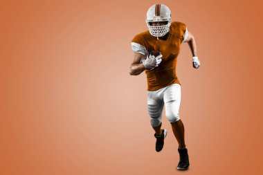 Futbolcu turuncu üniforması