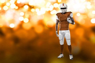 Futbolcu turuncu üniforması