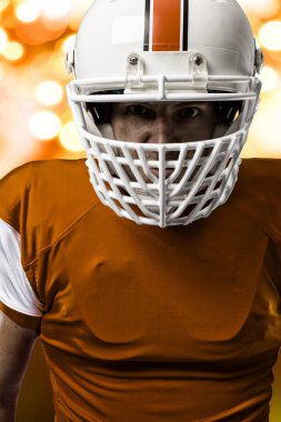 Futbolcu turuncu üniforması