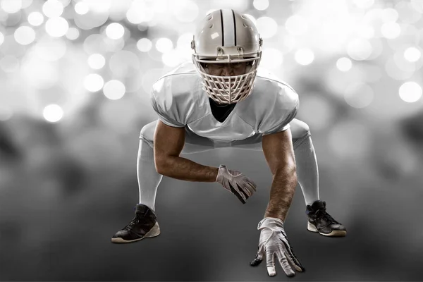 Jugador de fútbol con uniforme blanco —  Fotos de Stock