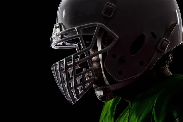 Jugador de fútbol con uniforme verde —  Fotos de Stock