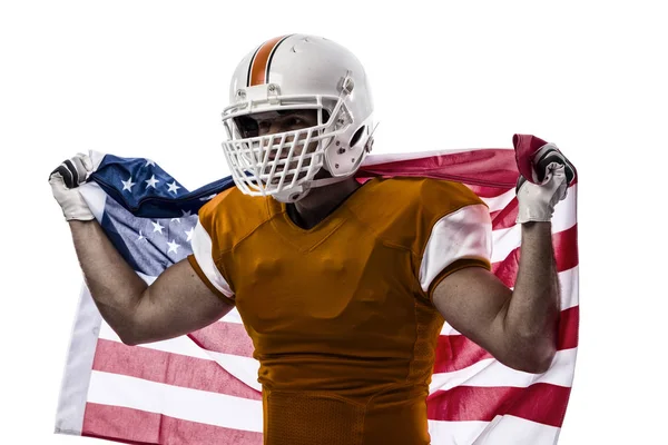 Futbolcu turuncu üniforması