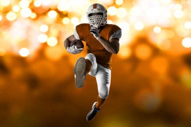 Futbolcu turuncu üniforması