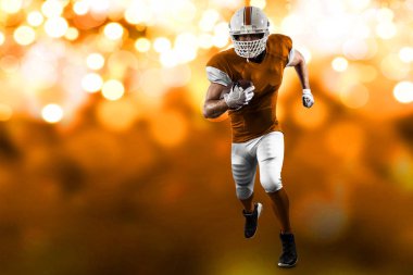 Futbolcu turuncu üniforması