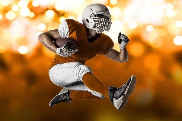 Futbolcu turuncu üniforması