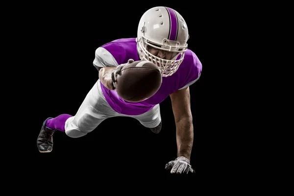 Football Player with a pink uniform — Stock Photo, Image