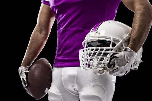 Football Player with a pink uniform — Stock Photo, Image