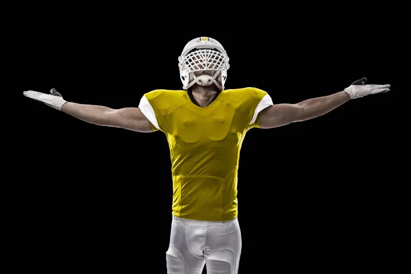 Football Player with a yellow uniform — Stock Photo, Image