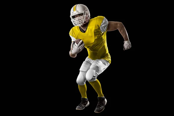 Jugador de fútbol con uniforme amarillo —  Fotos de Stock