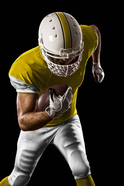 Football Player with a yellow uniform — Stock Photo, Image