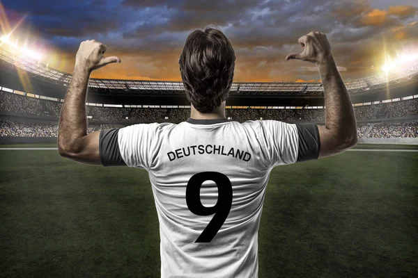 Tysk fotbollspelare — Stockfoto