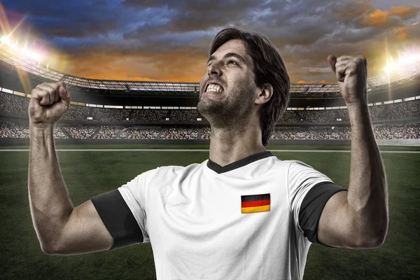 Deutscher Fußballspieler — Stockfoto