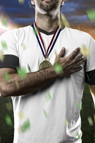 Deutscher Fußballspieler — Stockfoto